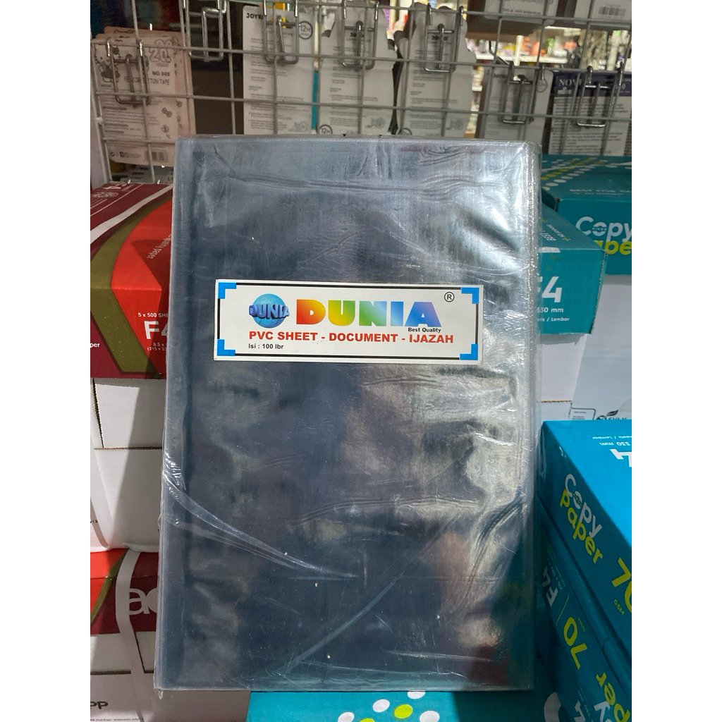 

Plastik Pres Mika Dokumen Ijasah / Kantong Document Ijazah 1 Pak 100lb