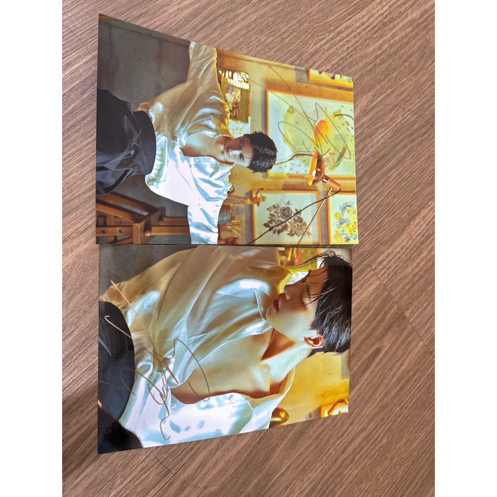 signed photo print Hakken coser