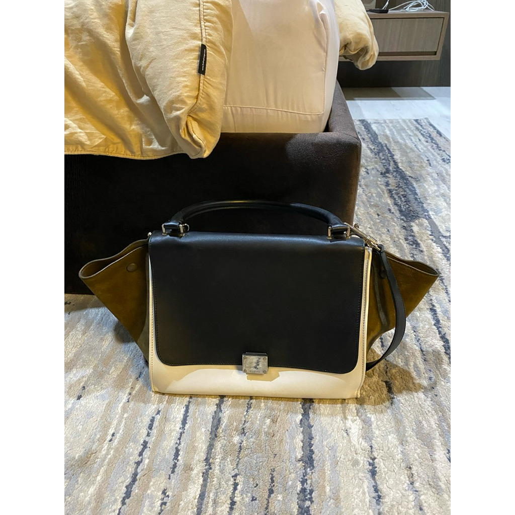 Celine Tas Kulit Wanita Trapeze