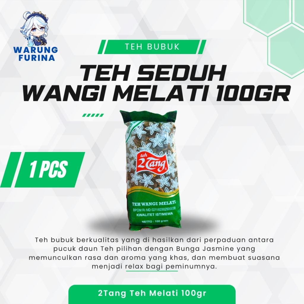 

Teh Melati 2Tang Super Melati 100gr [Oleh-oleh khas Tegal]