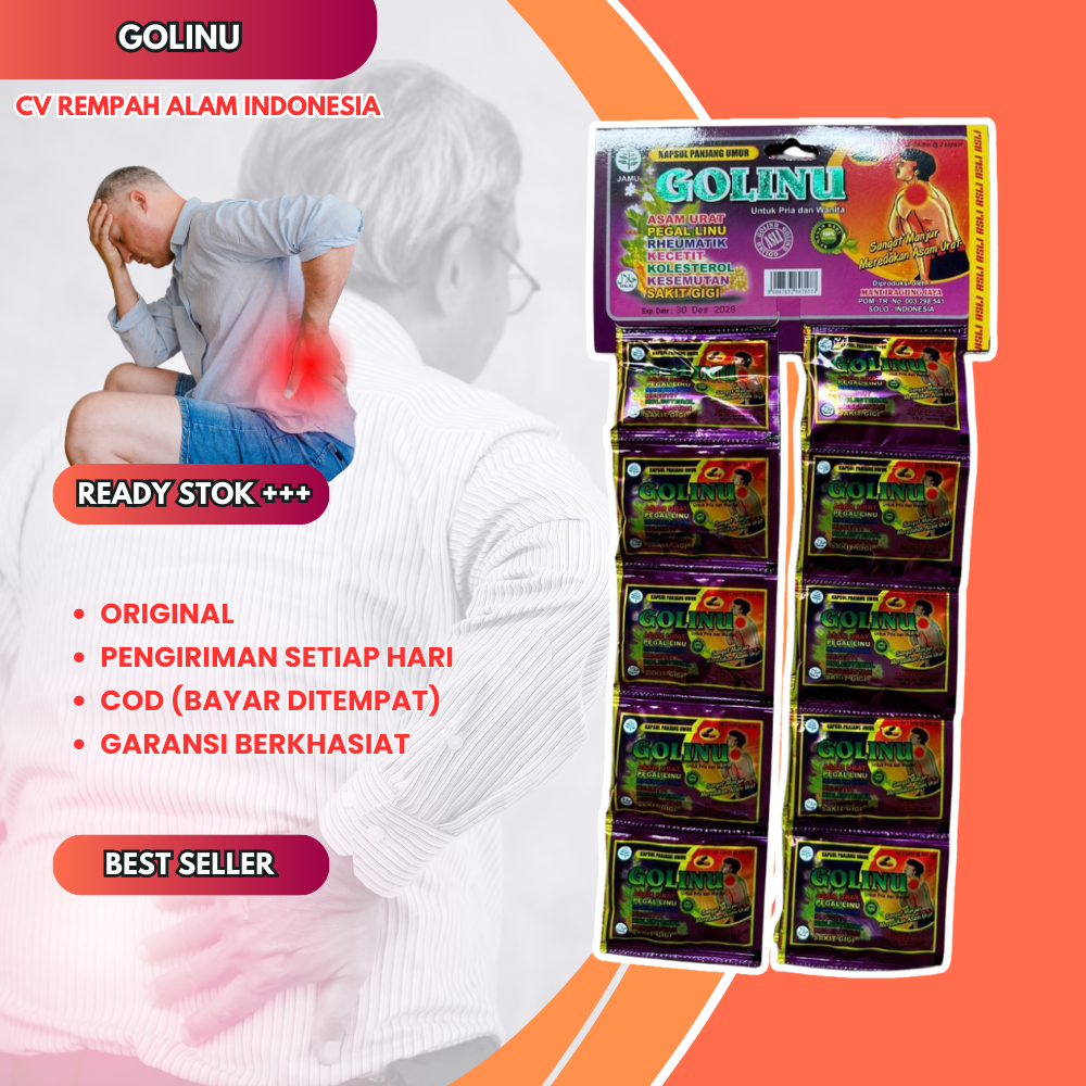 

Kapsul Pegal Linu Golinu Original 20 Sachet