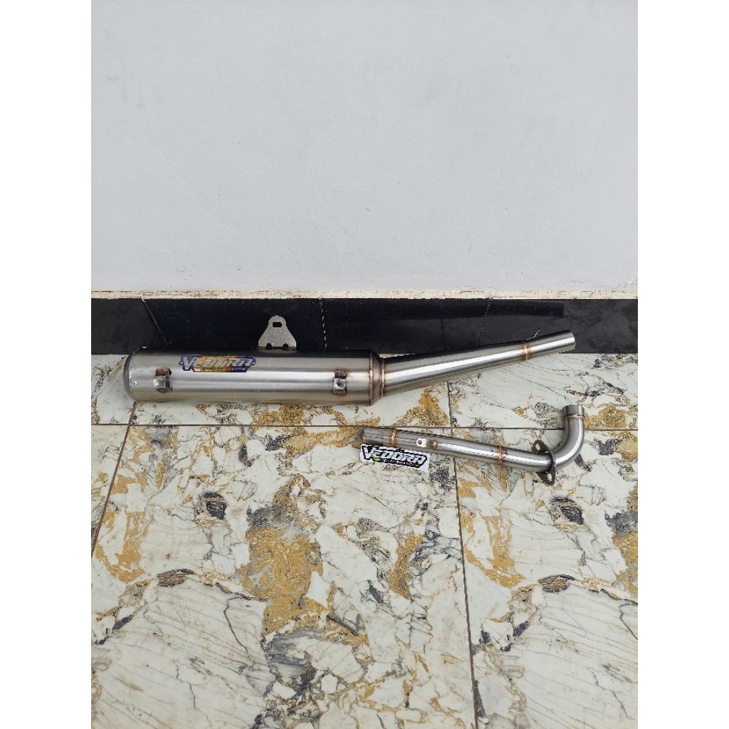 Knalpot standar racing jupiter Z Jupiter Z1 Jupiter Burhan full stenlis