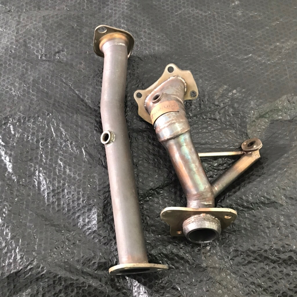 Knalpot mobil Downpipe Frontpipe DpFp Sokudo Exhaust Honda Jazz GK5 HRV 1.5 City GM6 City Hatcback n