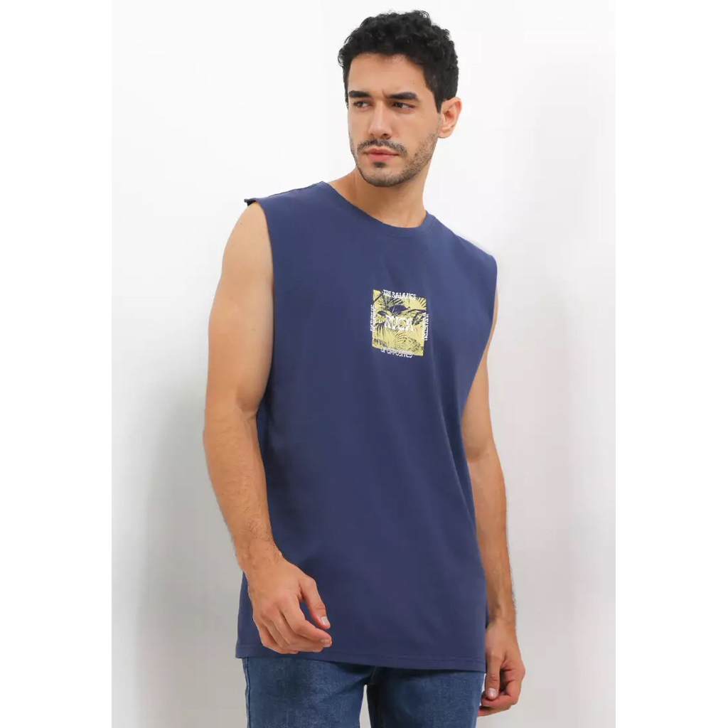 kaos singlet RVCA hazey muscle original