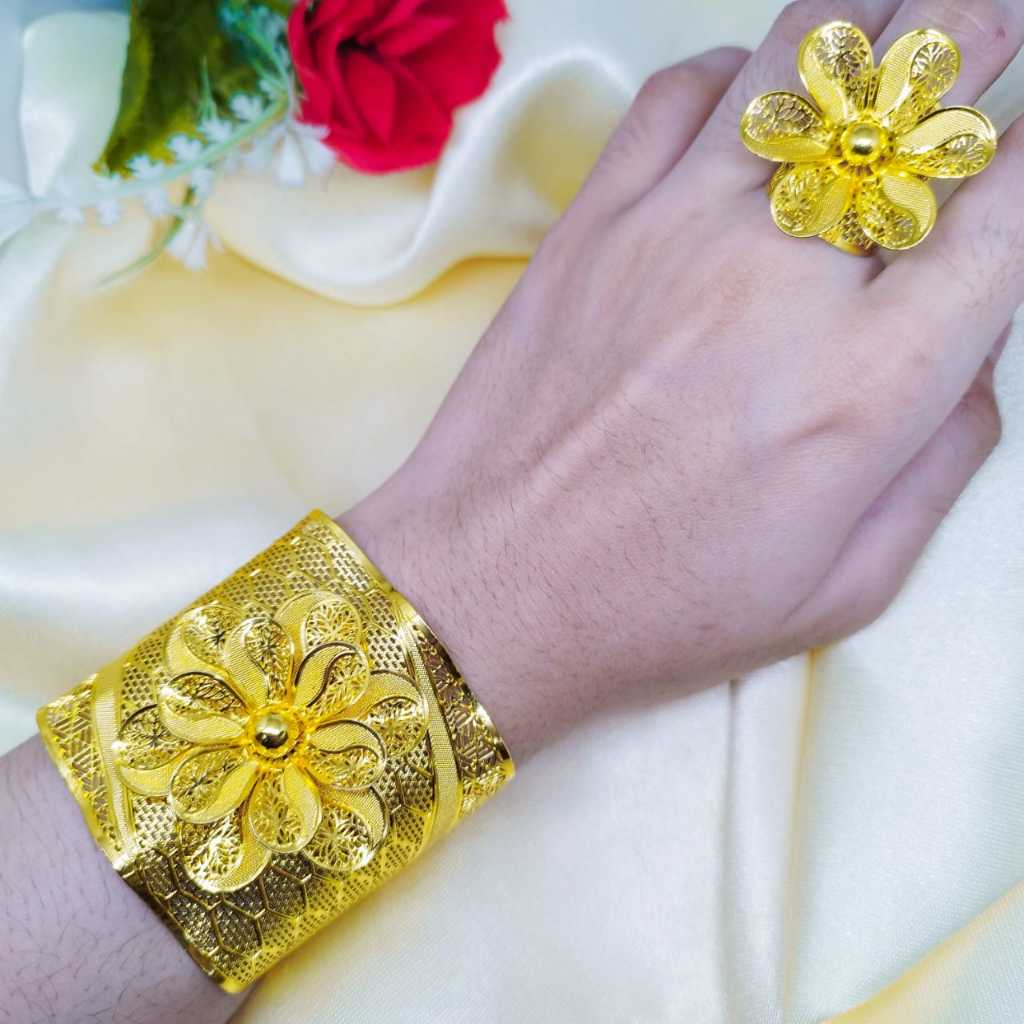 Gelang Kendari Dewasa Kuning 24K 540 / Gelang Kendari gelang kendari satu set set dubai gelang kenda