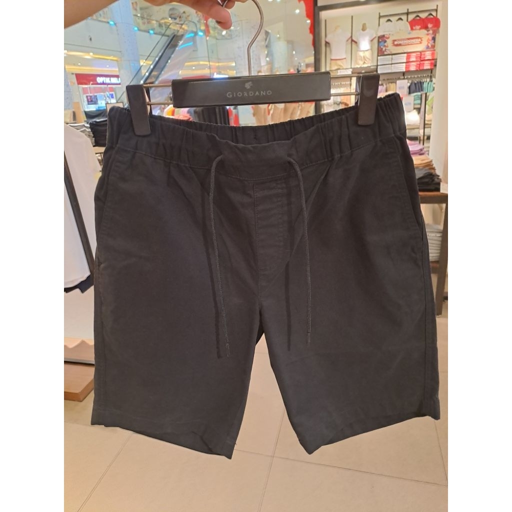 GIORDANO CELANA PENDEK PRIA SIGNATURE BLACK (ORIGINAL)100%
