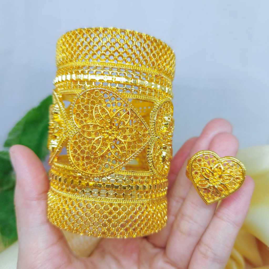 Gelang Kendari Dewasa Kuning 24K 540 / Gelang Kendari gelang kendari satu set set dubai gelang kenda