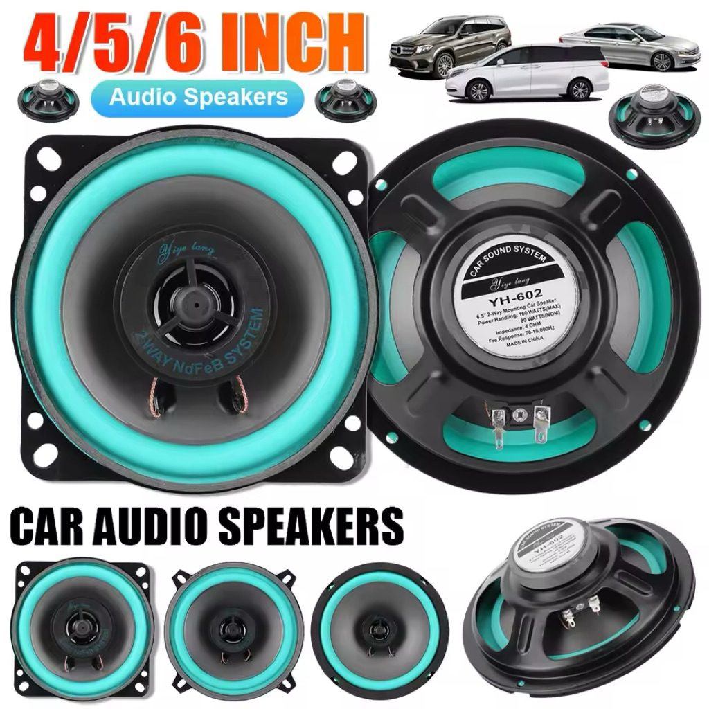 Speaker roadstar 4 inch 5 inch 6,5 inch speaker pintu mobil 2 wayy speaker rumah