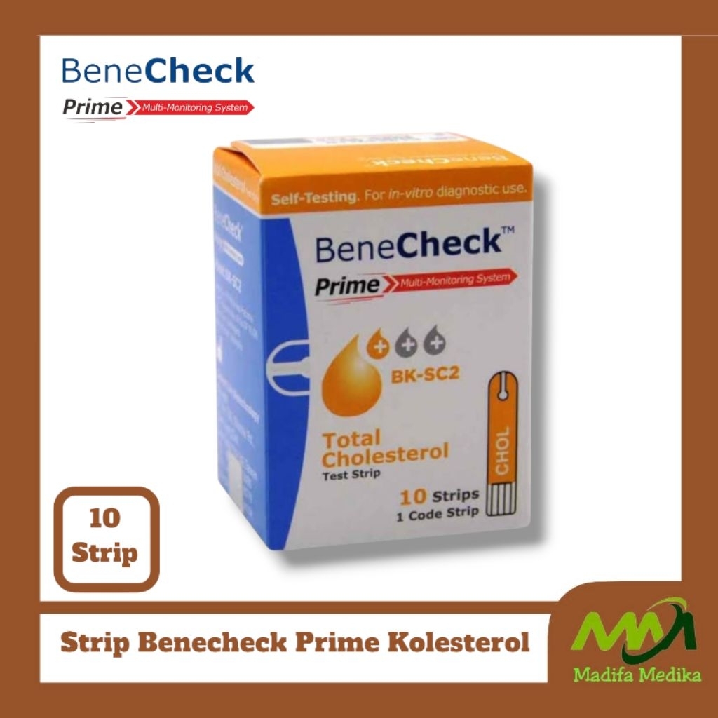 Strip Benecheck Prime Kolesterol  Refill Benecheck Prime Kolesterol Isi Ulang Benecheck Prime Kolest