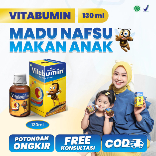 

TERMURAH Madu Anak Vitabumin 130ml - Penambah Nafsu Makan