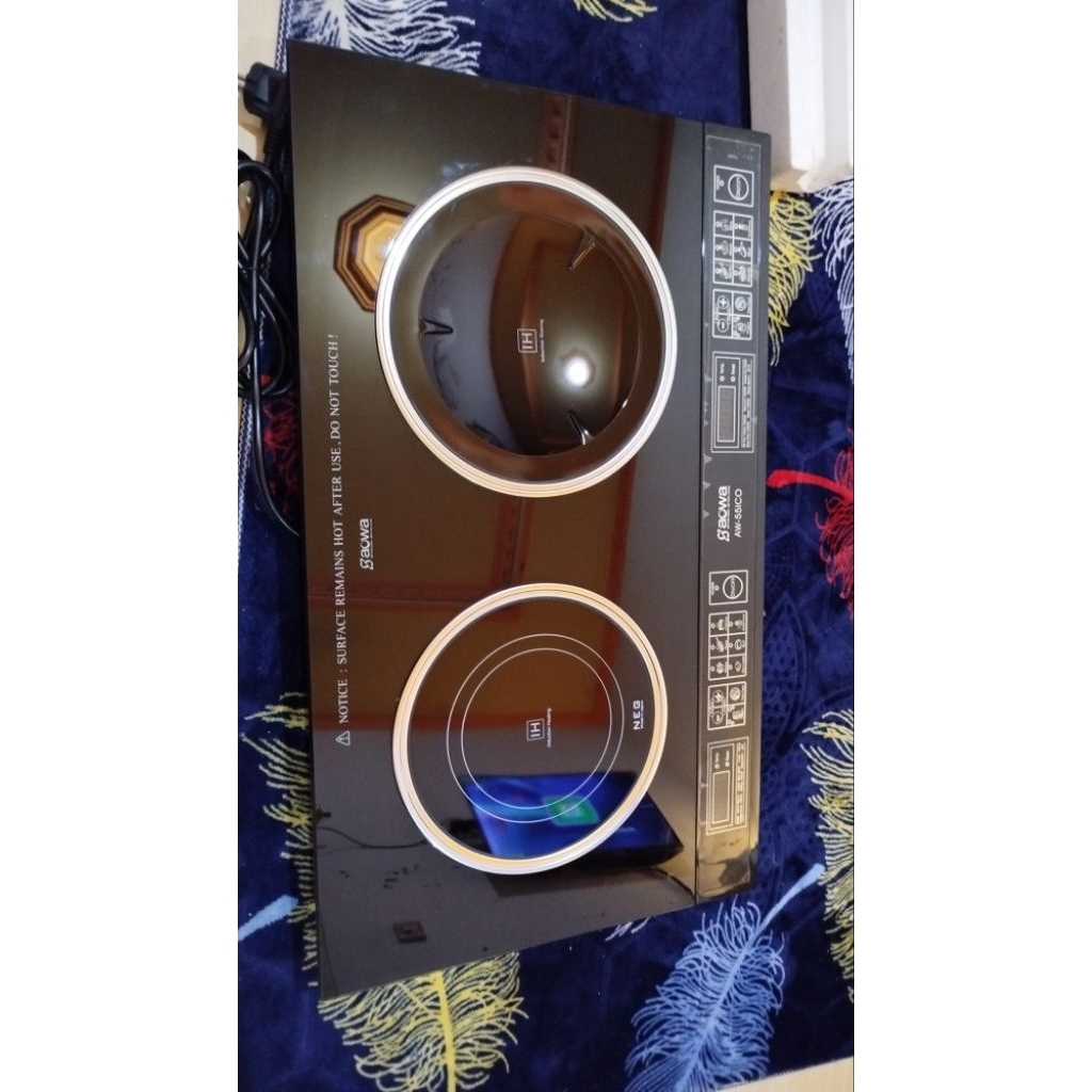 AOWA DOUBLE INDUCTION COOCKER AW-55ICO KOMPOR INDUKSI DUA TUNGKU AW-55ICO