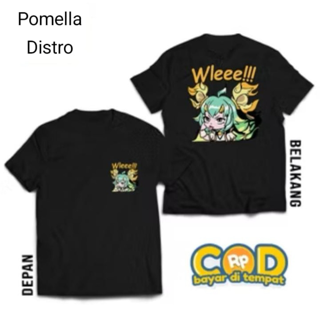 Kaos emote mobile legend wlee terbaru virall