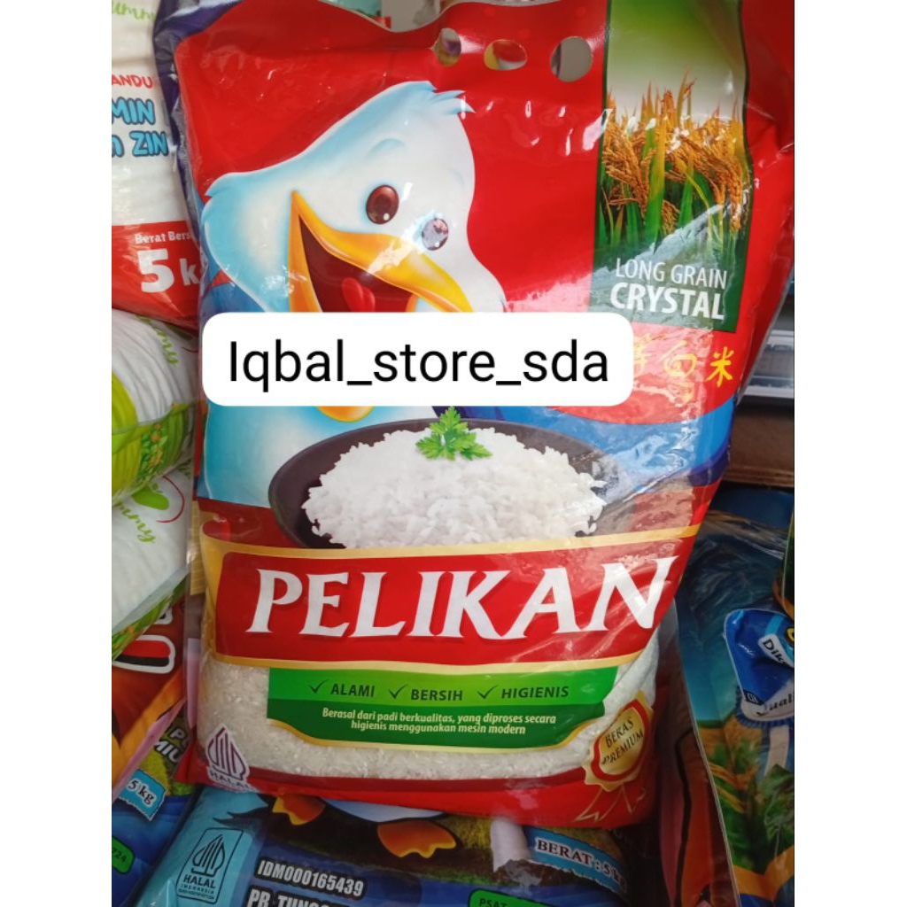 

Beras Pelikan Kemasan 5 Kg x 2 (Dua Pcs)