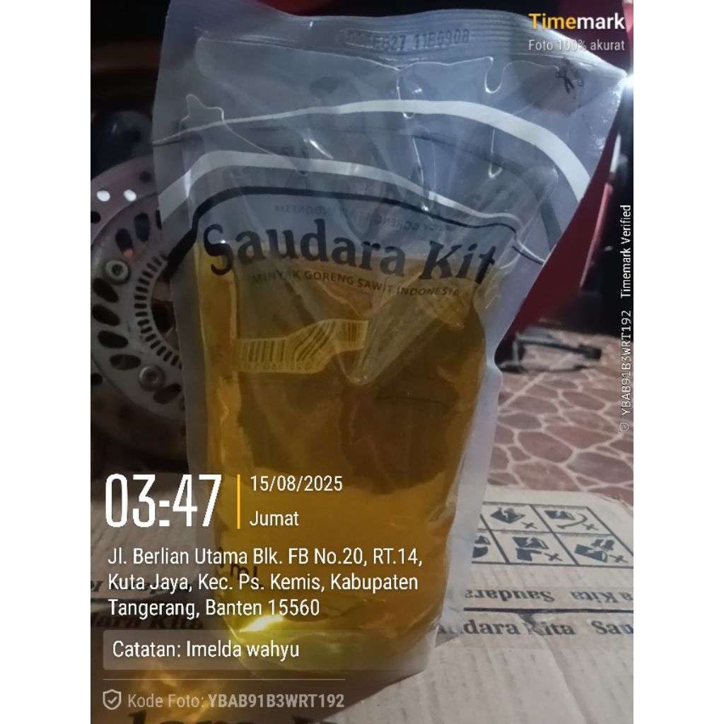 

MINYAK GORENG SAUDARAKITA 800ML SATU DUS 12POUCH