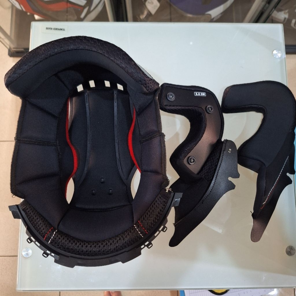 BUSA HELM NHK N2 MAX ORIGINAL | CHEEKPAD CROWNPAD NHK N2 MAX