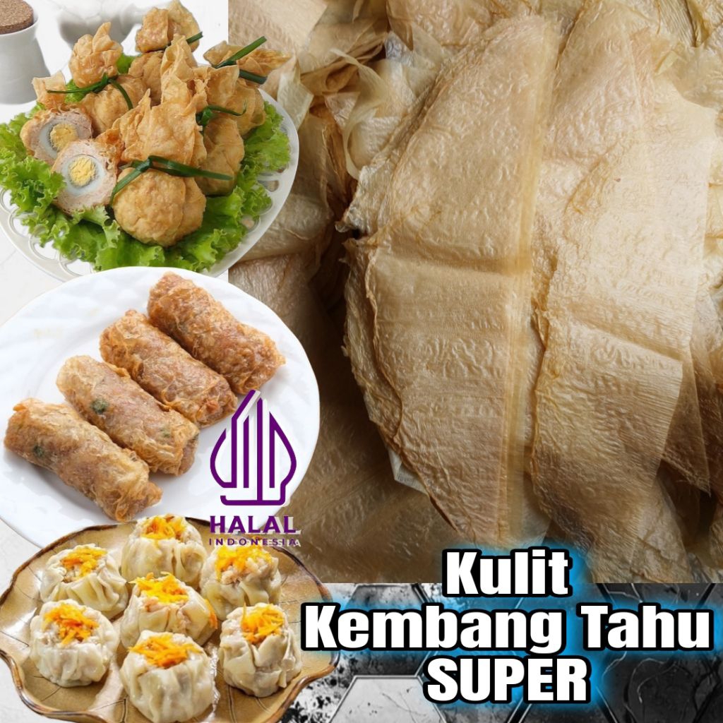 

1kg TERMURAH Kulit Kembang Tahu Kering/Kulit Kembang Tahu Kiloan/ Kulit Kembang Tahu Kering