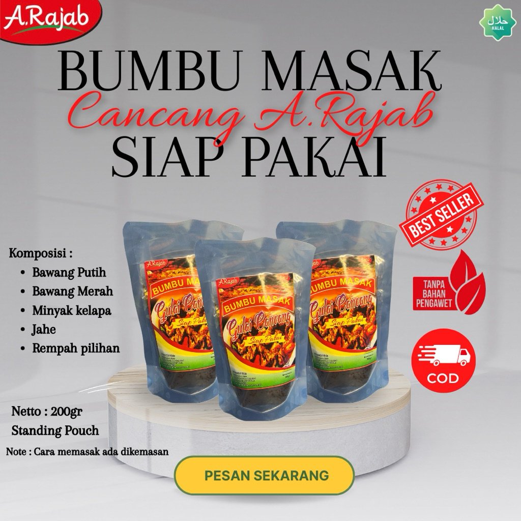 

BUMBU CANCANG SIAP PAKAI A.RAJAB