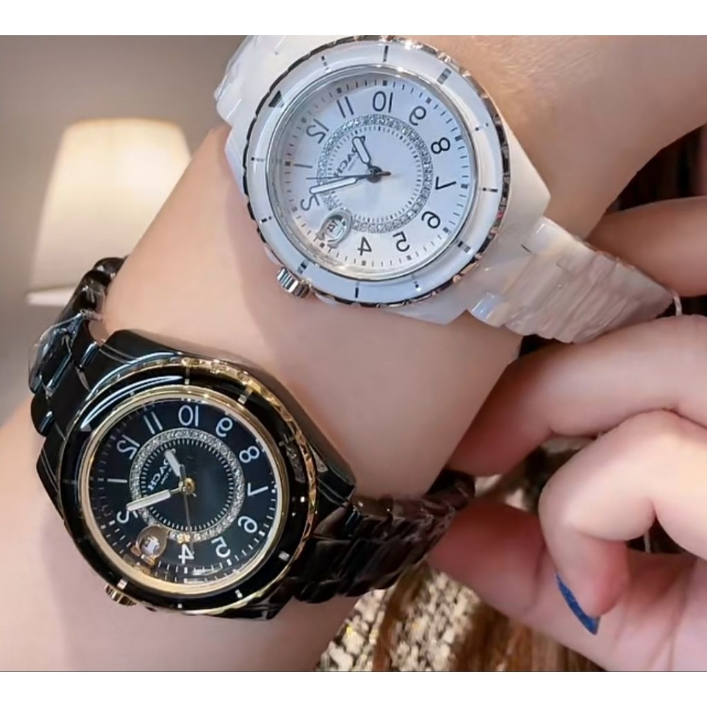 jam tangan tali keramik wanita