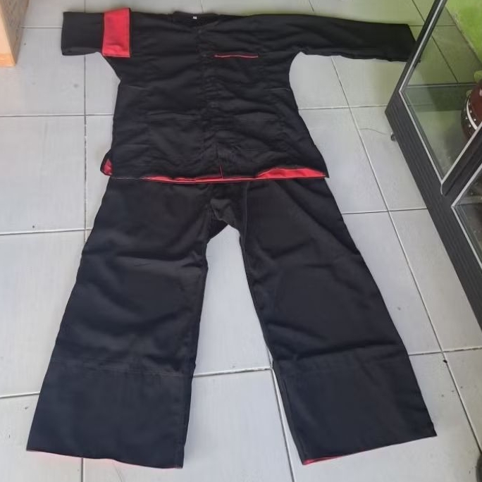 BAJU PENADON WAROK ATAS BAWAH KAIN BLECK JET