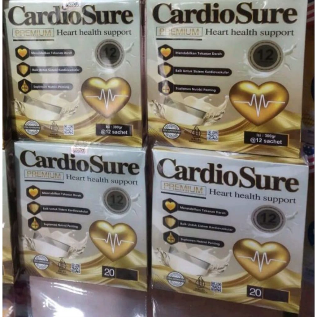 

CARDIOSURE MILK PREMIUM CARDIOSURE SUSU KESEHATAN SISTEM KARDIOVASKULARSUSU HERBAL ATASI HIPERTENSI,STROKE JANTUNG, ASAM URAT, KOLESTEROL,LEMAK JAHAT DAN MENSTIMULASI KINERJA JANTUNG AGAR LEBIH SEHAT SERTA MENJADIKAN TUBUH SEMAKIN FIT