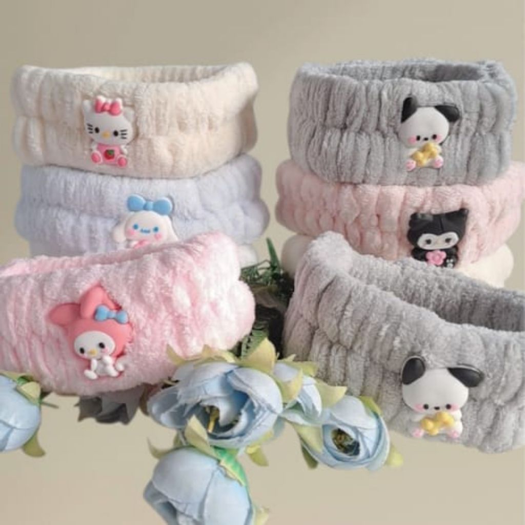 BANDANA BULU  BANDANA MANDI BANDANA LUCU BANDANA MANDI KOREA