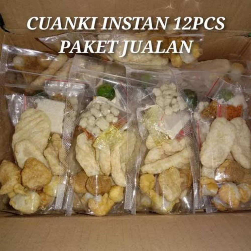 

CUANKI INSTAN PAKET 12 PCS-CUANKI INSTAN-CUANKI KEMASAN