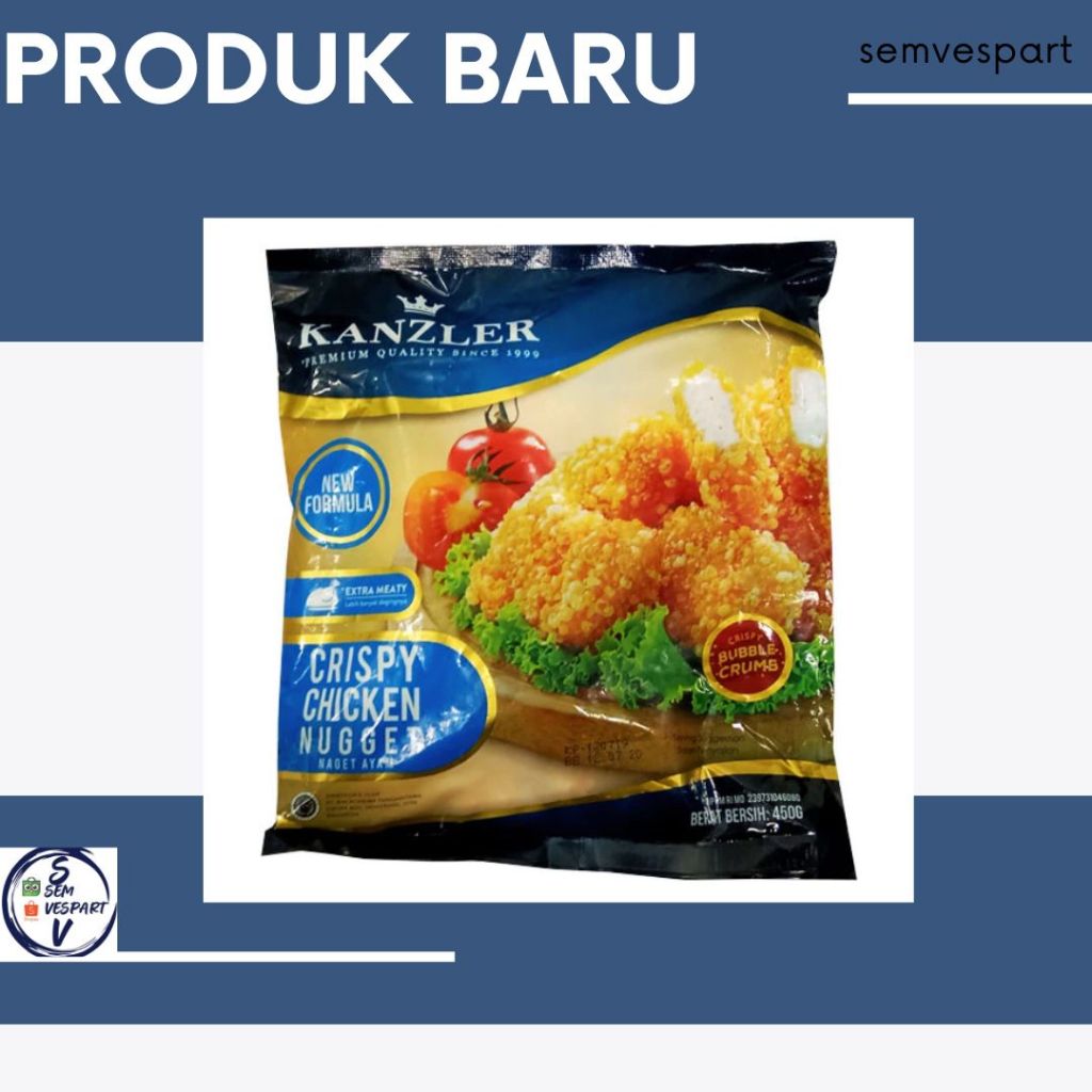 

KANZLER CHICKEN NUGGET CRISPY 450 GR