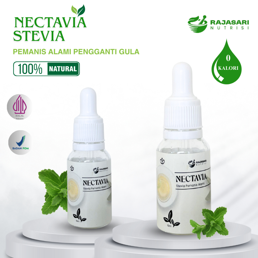 

Stevia Tetes Pengganti Gula NECTAVIA Pemanis Alami - 0 Kalori