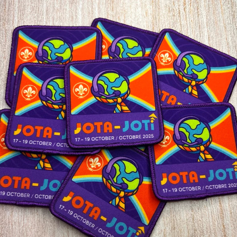 Tiska Jotajoti 2025 badge Jota joti  2025 jota joti 2019 2020 2021 2022 2023 Pramuka Bordir dan Dtf 