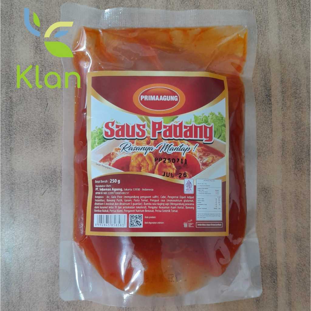 

PRIMA AGUNG SAUS PADANG 250GR / PADANG SAUCE/ SAOS PADANG/ DRESSING
