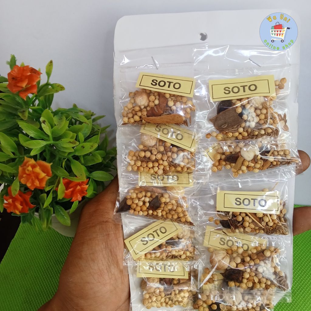 

Bumbu soto renceng isi 10 bungkus - bumbu dapur - rempah - herbal - penyedap