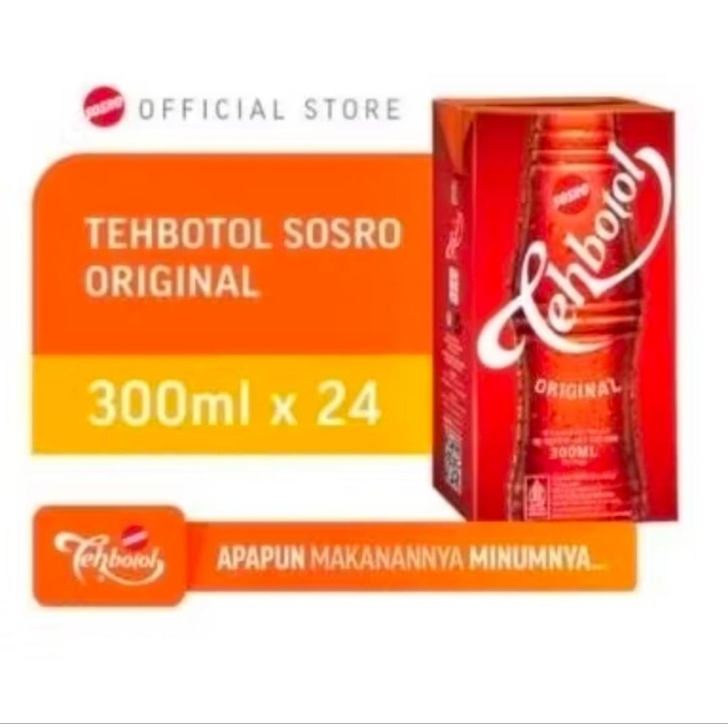 

Teh Botol Sosro Original 330ml 1 dus