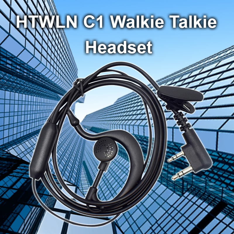 ht murah WLN C1 asli Headset  HT WLN C1 Walkie Talkie asli Headset