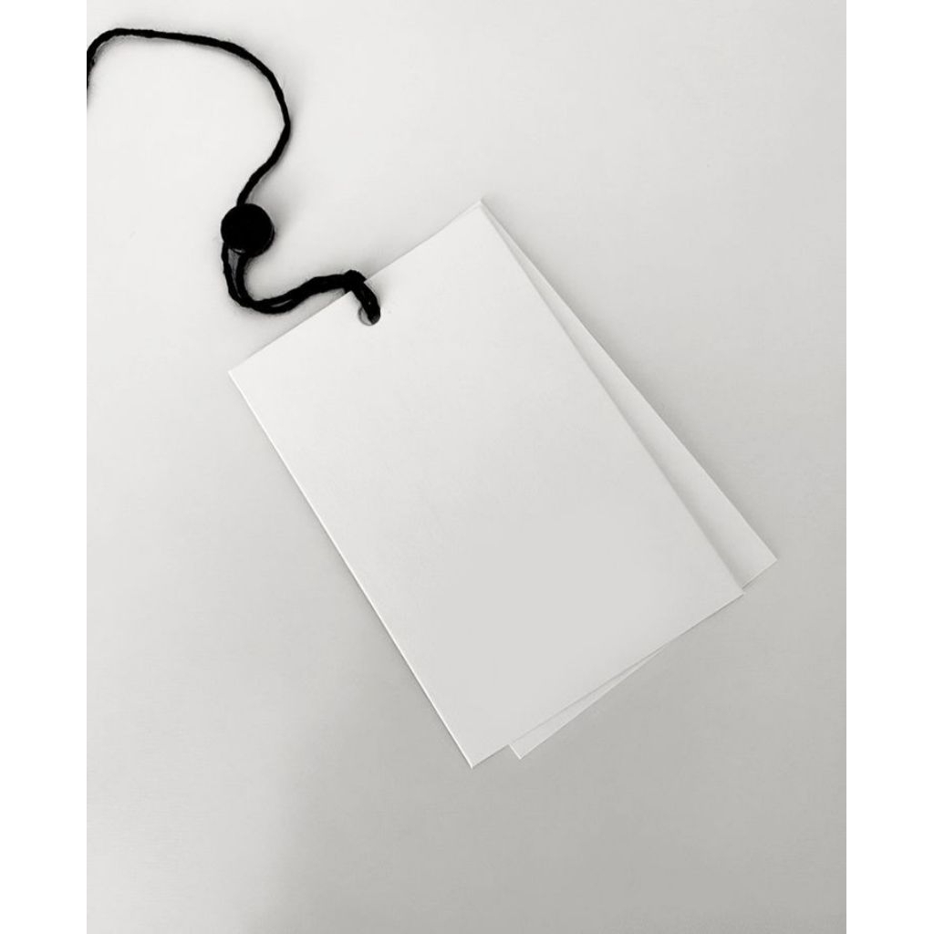 

Hangtag tebal 1 sisi