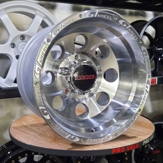 Velg Mobil Offroad Ring 15 Lebar 10 PCD 5×139.7 GT Offroad Racing Wheel Brave 741