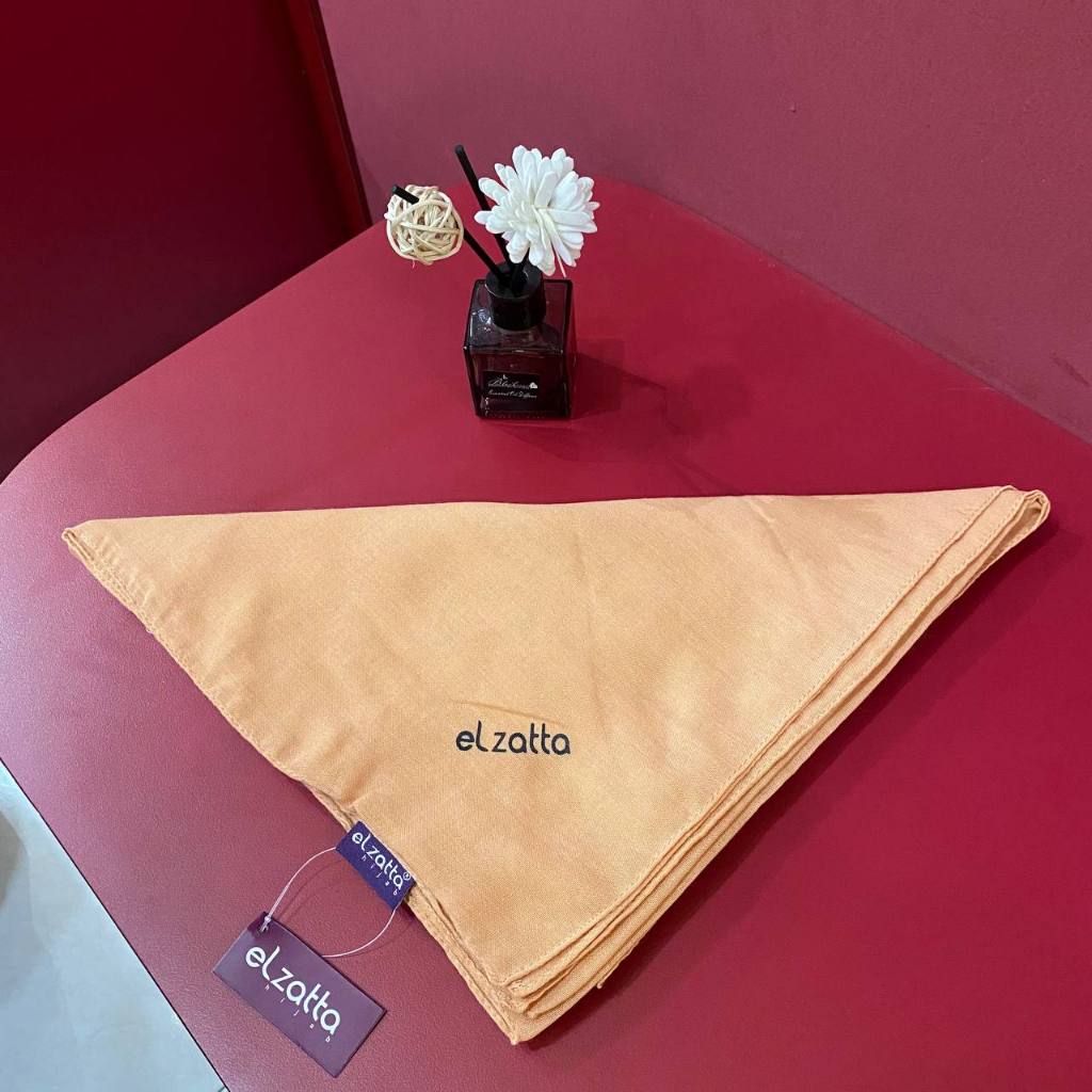 HIJAB ELZATTA PREMIUM | HIJAB SEGIEMPAT POLOS | ELZATTA | KEISHA SHAMORA