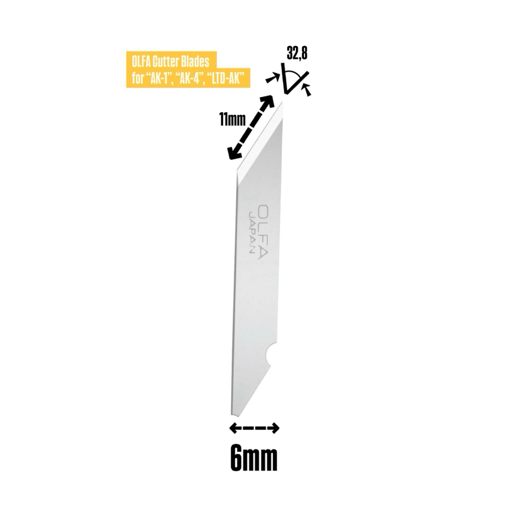 

OLFA Cutter Blades KB (25 pcs / pack), Art Knife