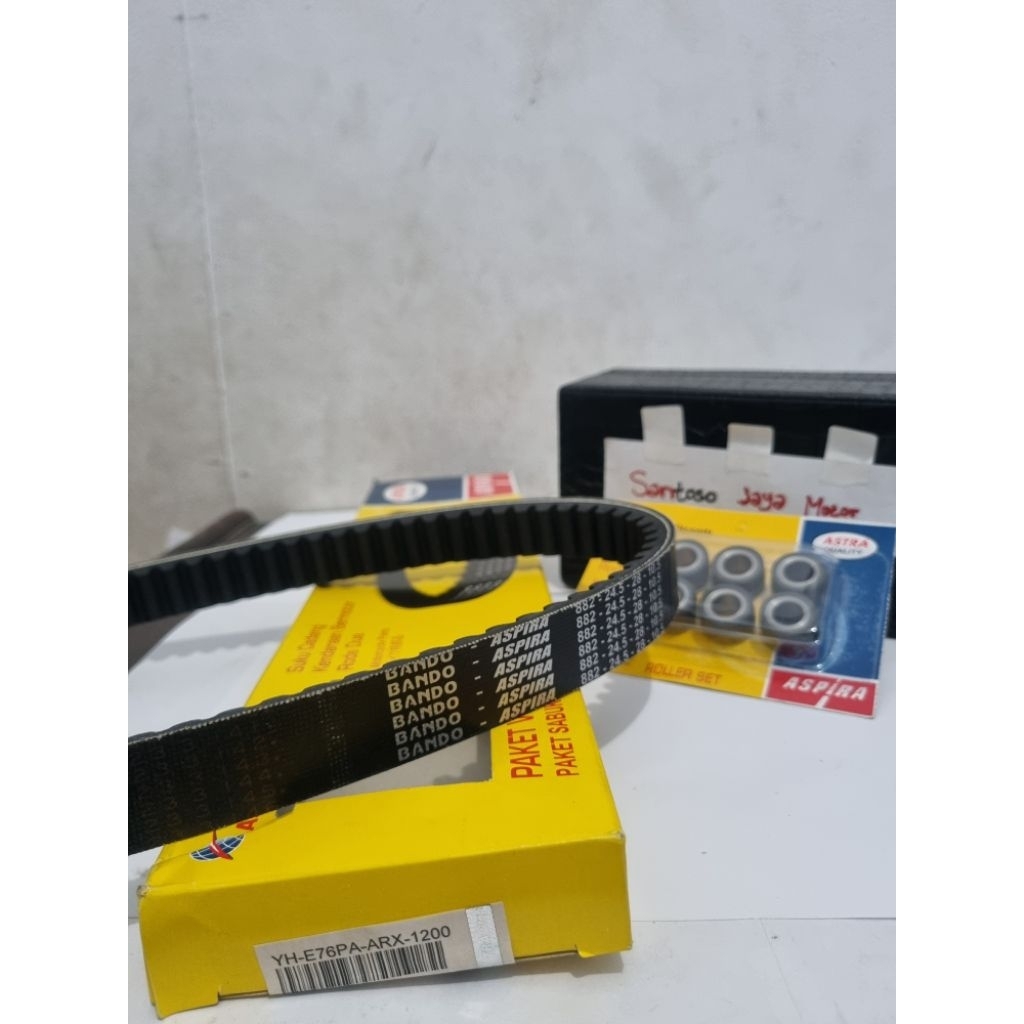 Van Belt V-Belt V Belt Set + Roller ARX Aerox 155 Asli Original Aspira