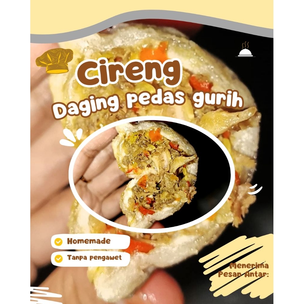 

Cireng isi Daging pedas gurih