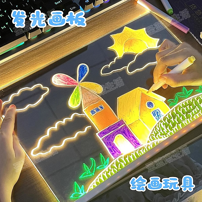 

Acrylic Note Board LED / Papan Tulis Akrilik LED