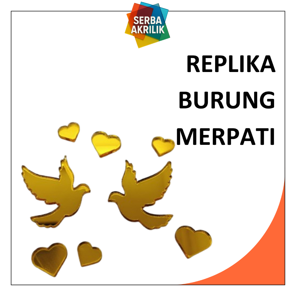 BURUNG MERPATI DEKORASI HIASAN MAHAR