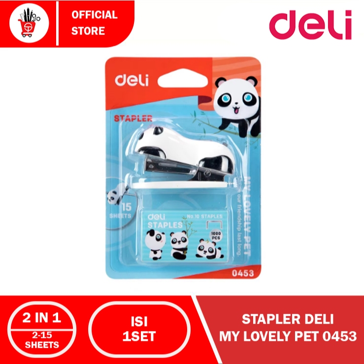 

Staples | Stapler DELI MY LOVELY PET 0453 (1PCS)