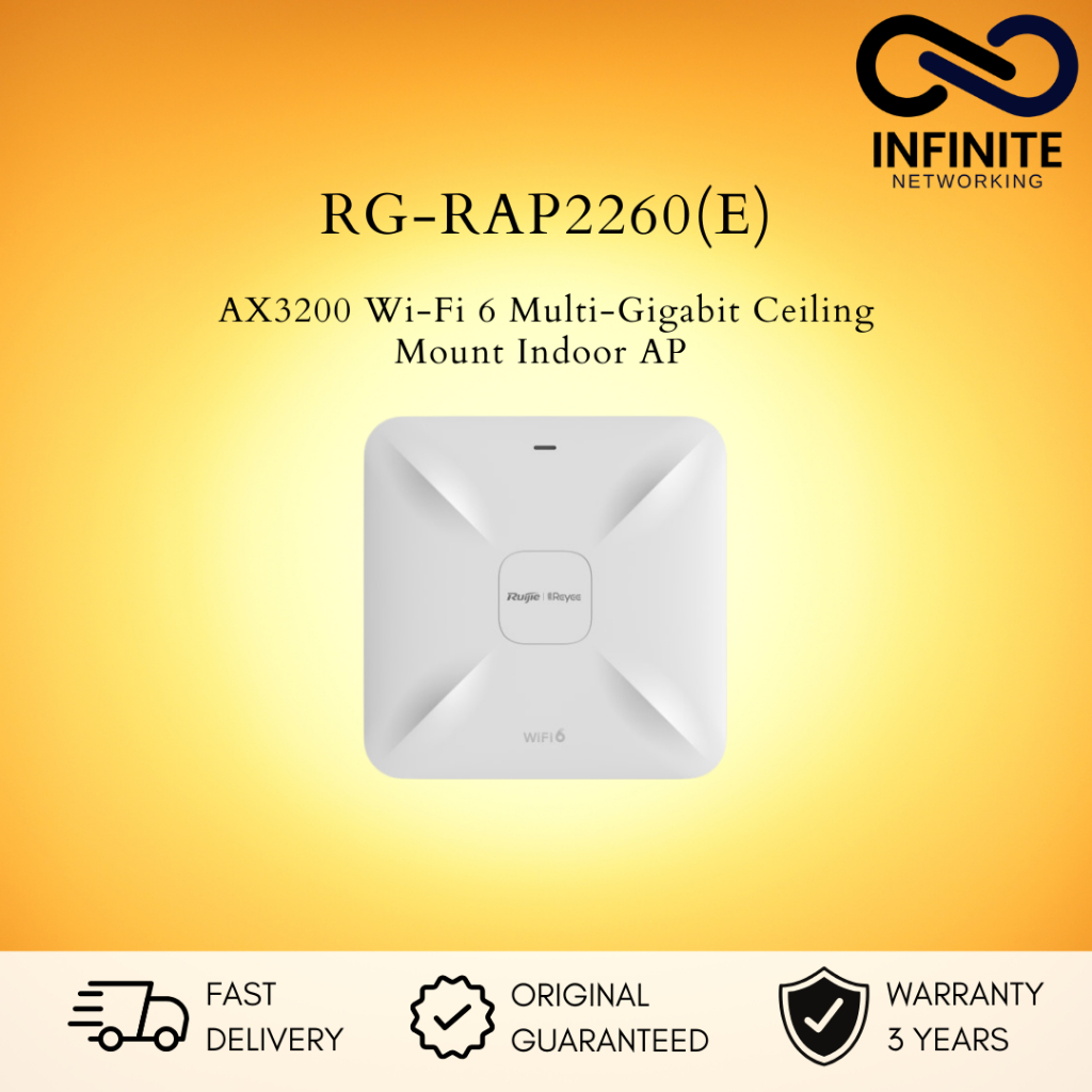 RUIJIE REYEE RG-RAP2260(E) WIFI 6 MULTI-G ACCESS POINT