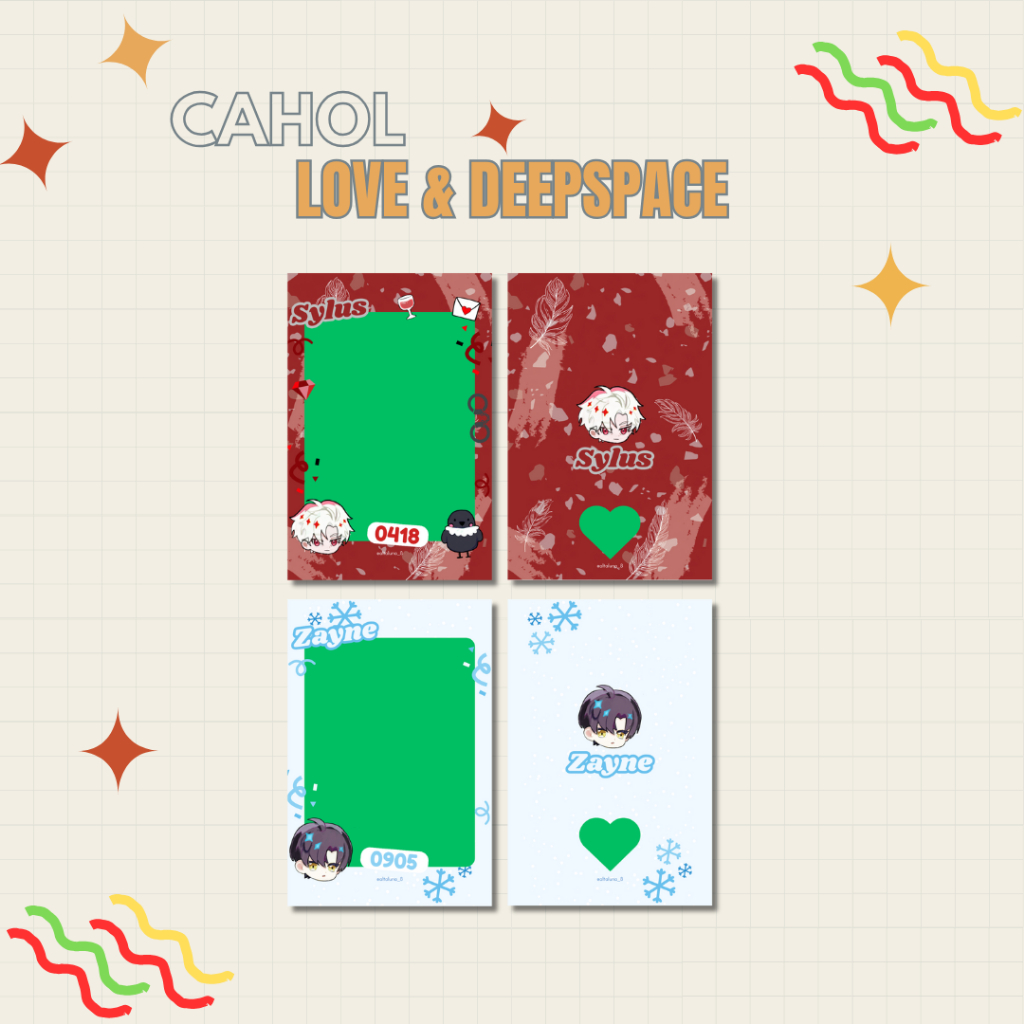 

[Fanmerch] PhotoCard Holder /Card Holder Love & Deepspace