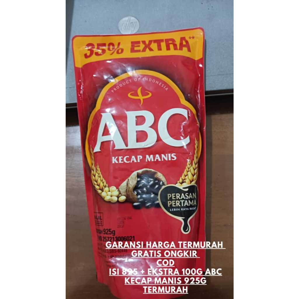 

Kecap Manis 925 gr refill TERMURAH