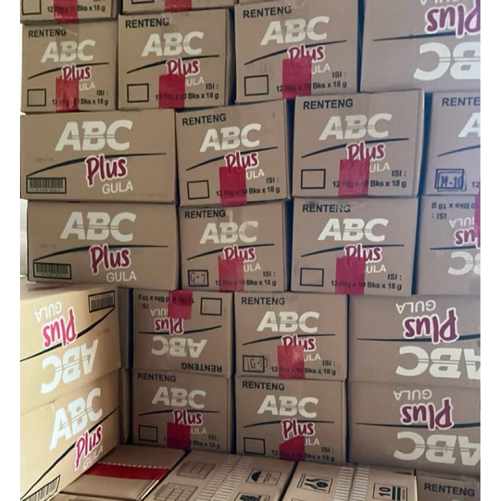

Kopi ABC Plus Gula (1 Karton isi 12 renceng/ 120 sachet)