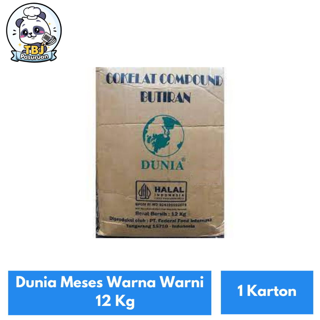 Meses Dunia Warna Warni 12 Kg Kemasan 1 Karton