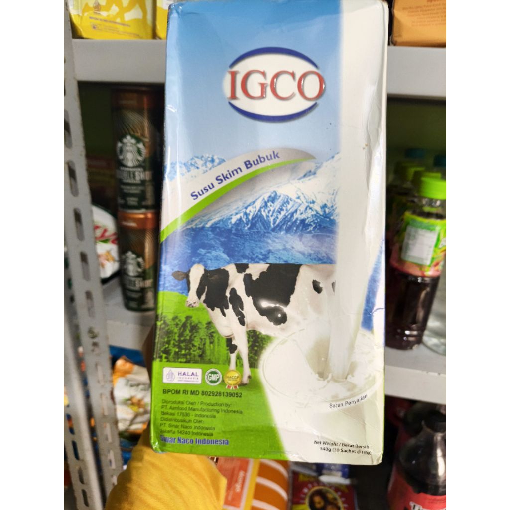 

ICGO Susu Skim Bubuk 540gram ( 30 Sachet @18gr )