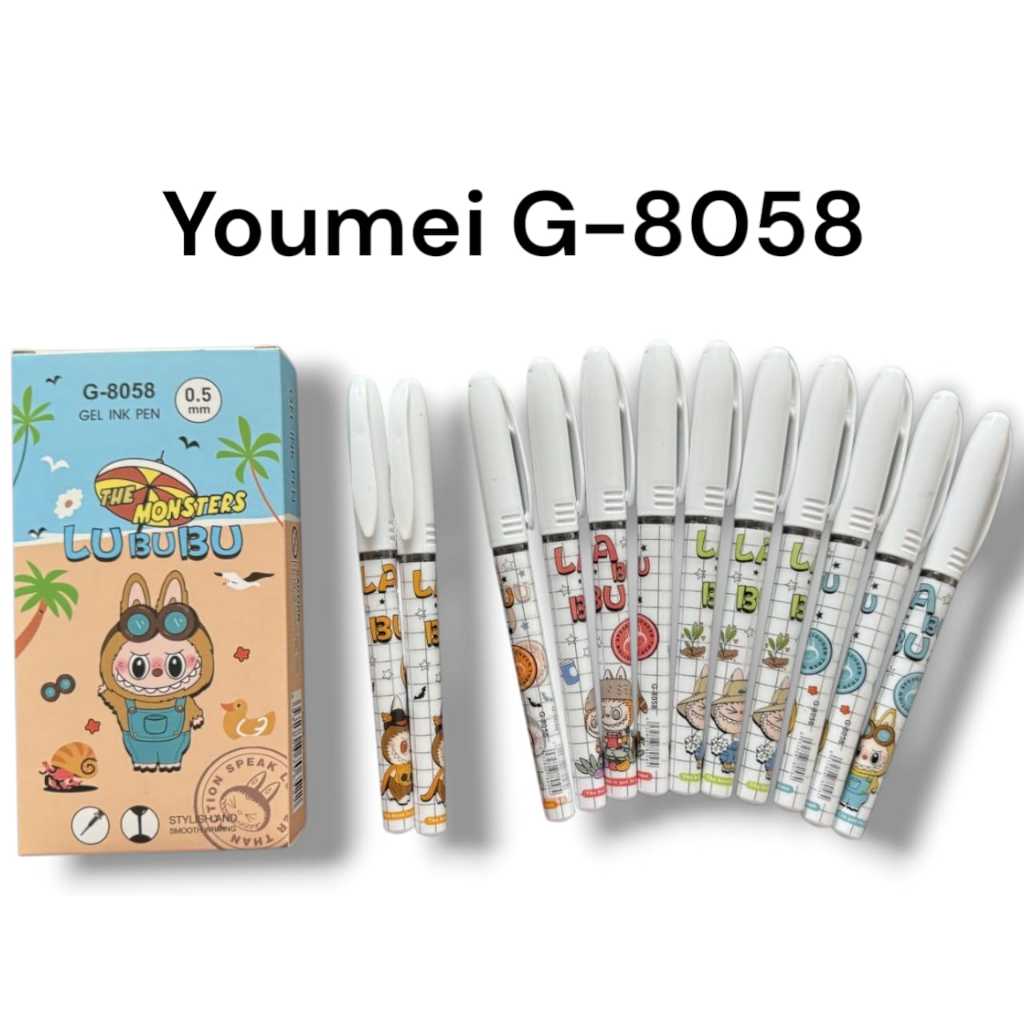 

Pulpen Gel YOUMEI G-8058 Labubu (12pc)