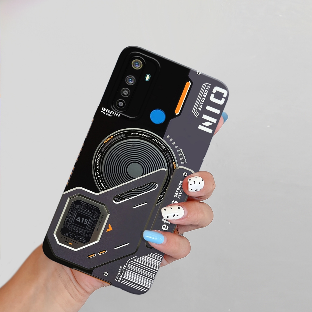 Softcase For ( Realme 5 ) Casing Pro Camera Fashion Mesin Keren Terbaru Keren Banget - Casing Handph